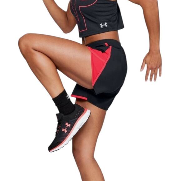 Under Armour Fly By 2.0 women’s running shorts NEW - Picture 3 of 7